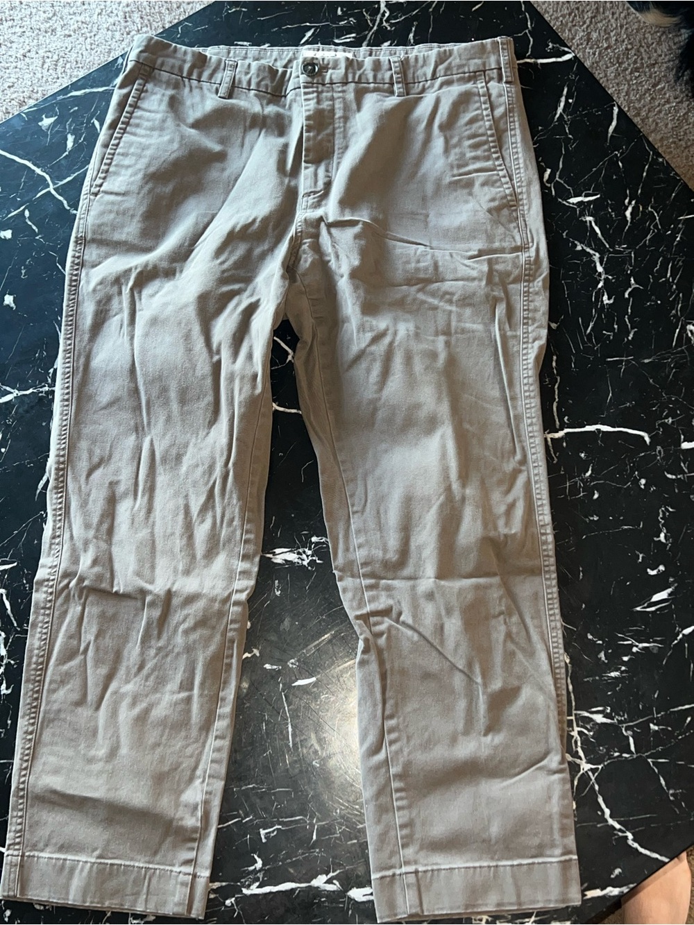 Joseph Abboud Men's Khaki Chinos in Light Gray